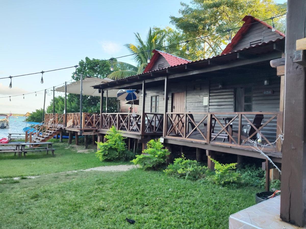 Papitos Bacalar Hotel And Marina Exterior foto