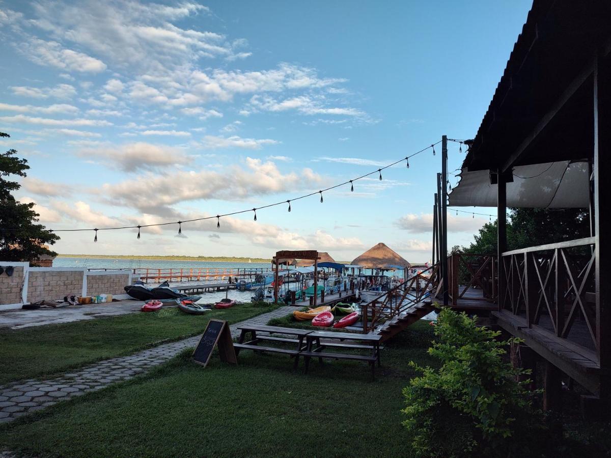 Papitos Bacalar Hotel And Marina Exterior foto